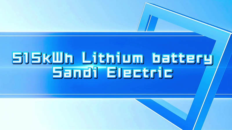 Sistema de Baterías de Litio para Almacenamiento de Energía de 515 kWh
